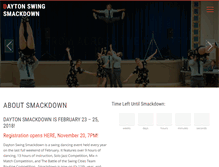 Tablet Screenshot of daytonswingsmackdown.com